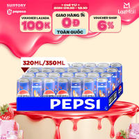 Thùng Nước Ngọt Giải Khát Có Gaz Pepsi (320ml/lon hoặc 350ml/lon)