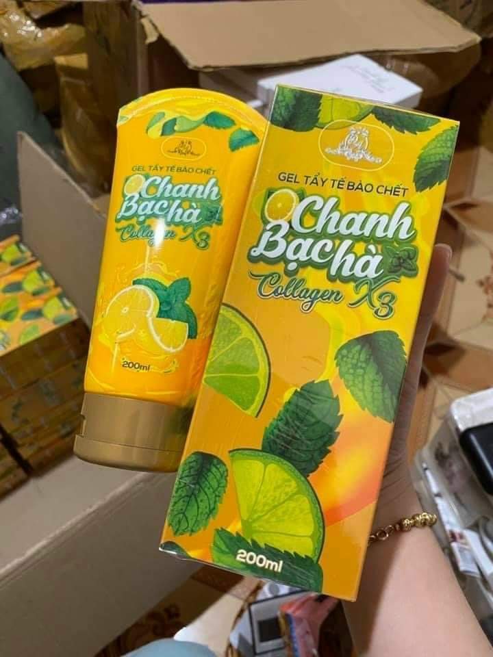 GEL TẨY TẾ BÀO CHẾT - CHANH BẠC HÀ