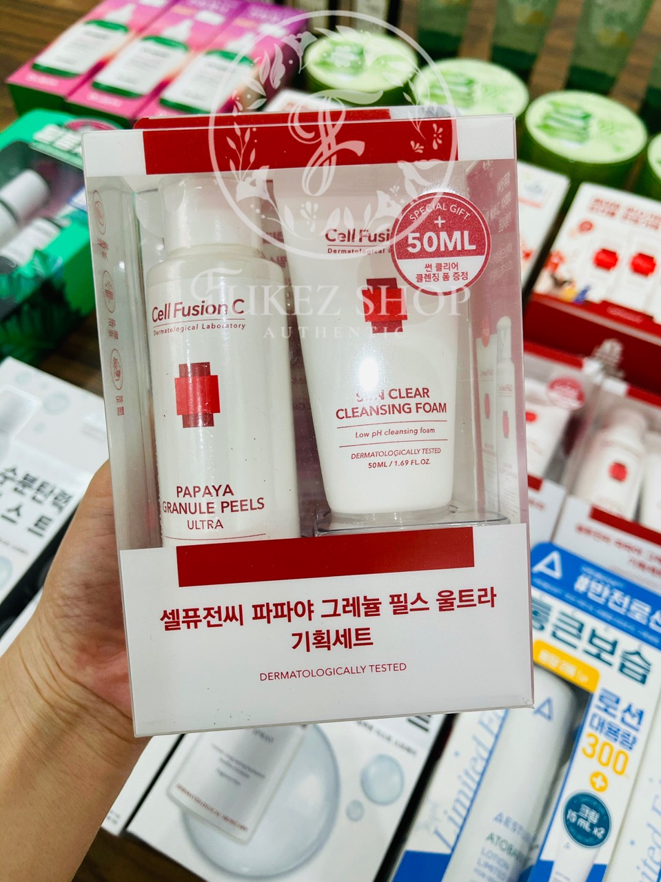 [Gift] Set Chăm Sóc Da Mụn Cell.fusion C Papaya & Sun Clear - Hàn Quốc