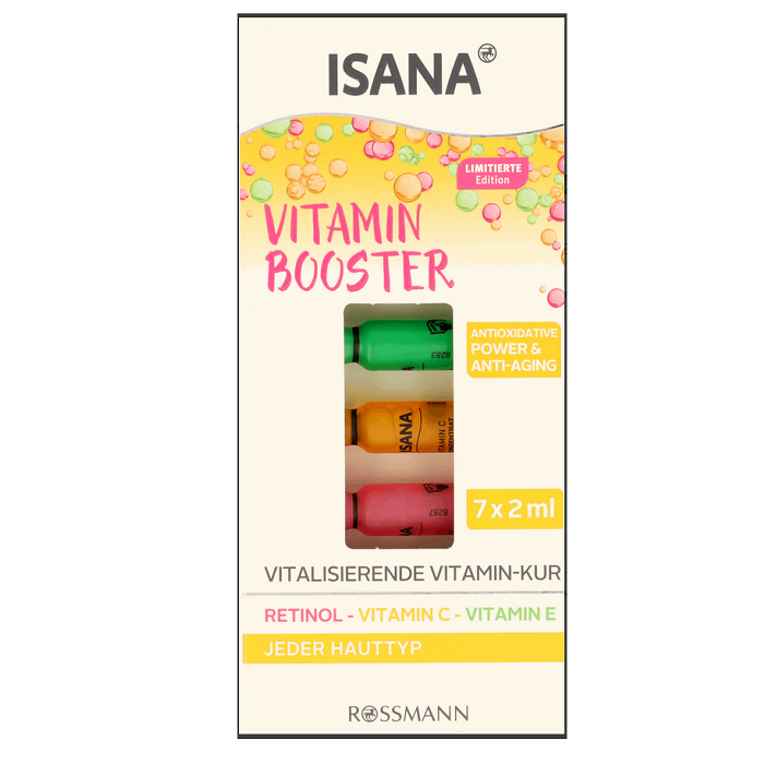 Tinh Chất Trắng Da Chống Nhăn Isana Vitamin Booster 7X2Ml - Đức