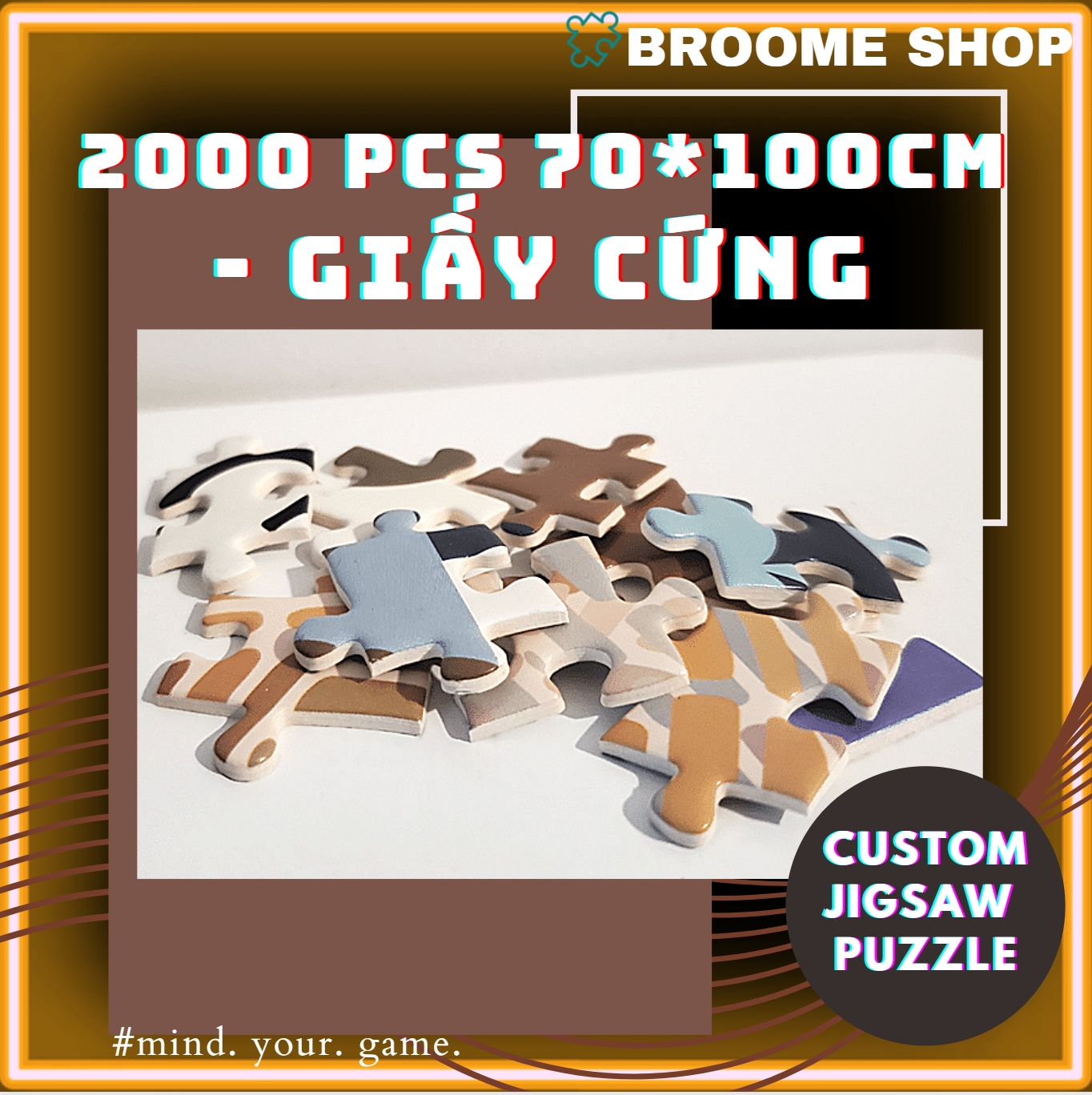 [Order] Tranh ghép hình 1000 mảnh Theo Yêu Cầu tranh xếp hình 1000 miếng Jigsaw Puzzle 1000 pcs