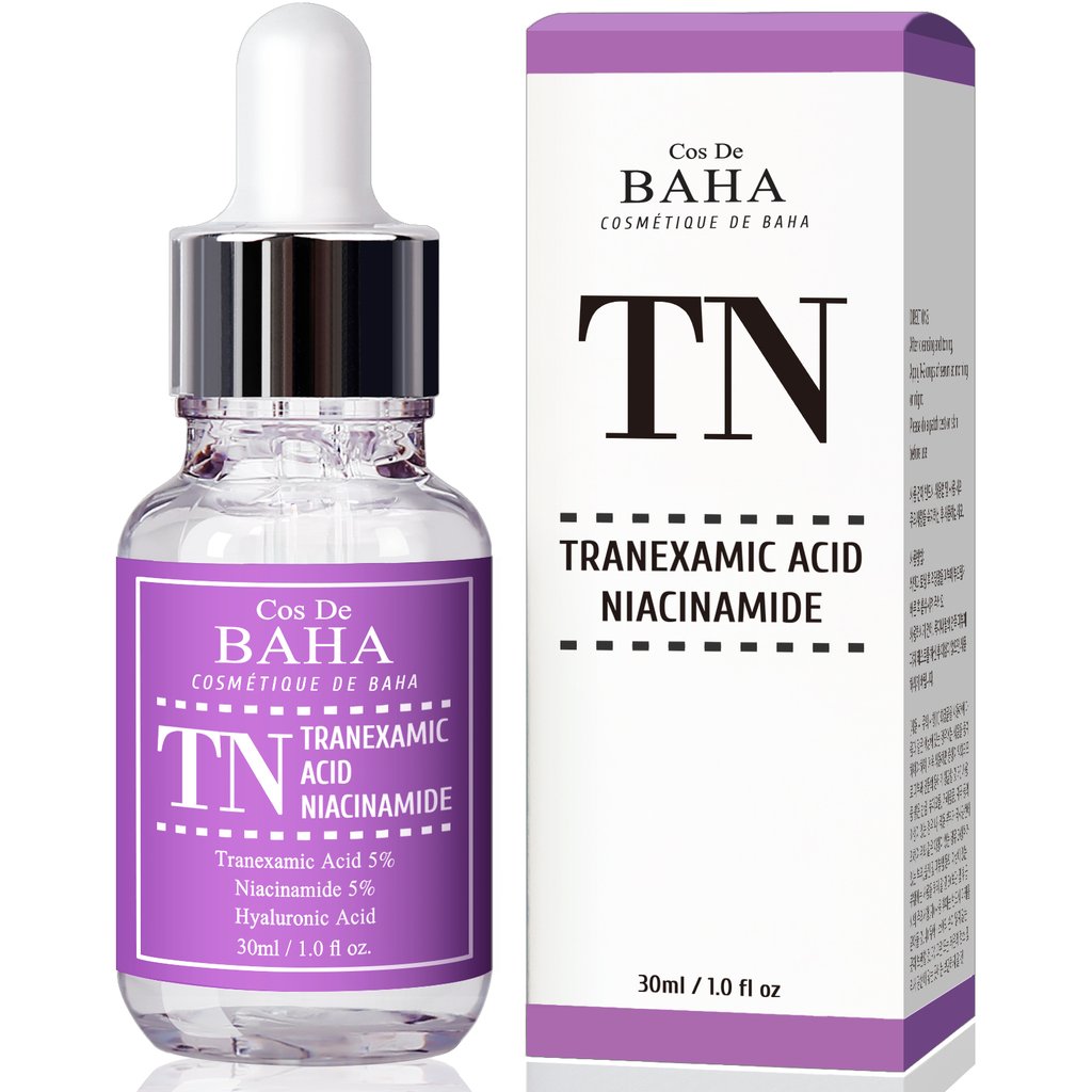 Serum Hỗ Trợ Làm Sáng Vết Thâm Hiệu Quả Cos De Baha Tn Tranexamic Acid 5% Và Niacinamide 5% 30Ml Chính Hãng - 9685