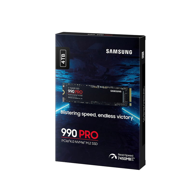 Ổ cứng gắn trong SSD Samsung 990 Pro 1TB / 2TB / 4TB PCIe M.2 2280 Gen 4.0 x4 NVMe V-NAND - đọc 7450