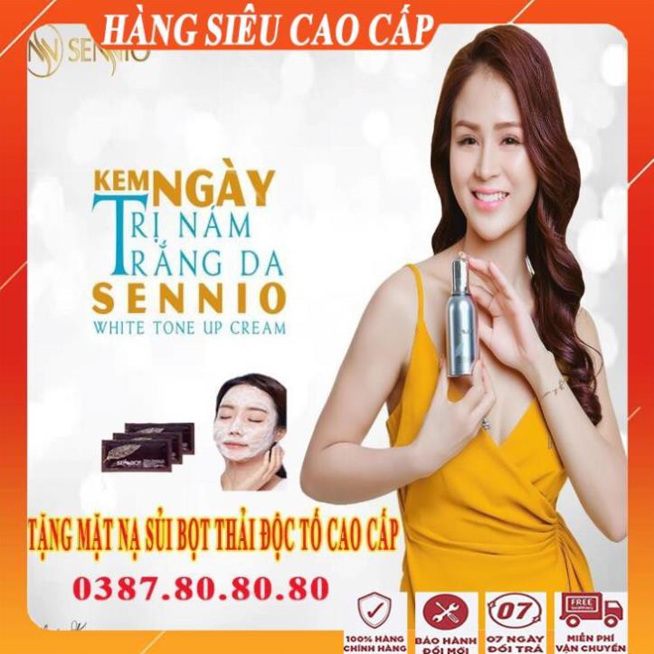 [ Freeship - Hàng Nhập Khẩu ] Kem Dưỡng Ẩm Xoá Nám Tàn Nhang Sennio Hàn Quốc/ Kem Dưỡng Trắng Da Ngừa Mụn Đa Năng Cao Cấp - Kem Dưỡng Da Sennio Kem Nám Ngày Sennio/ Shop Mỹ Phẩm Vip