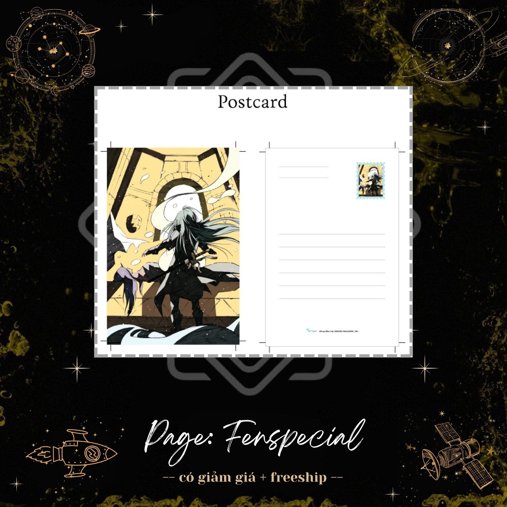 [Only Phụ Kiện Đặc Biệt] Postcard - Về Chuyện Tôi Chuyển Sinh Thành Slime - Tập 5 - Fenspecial Bookmark
