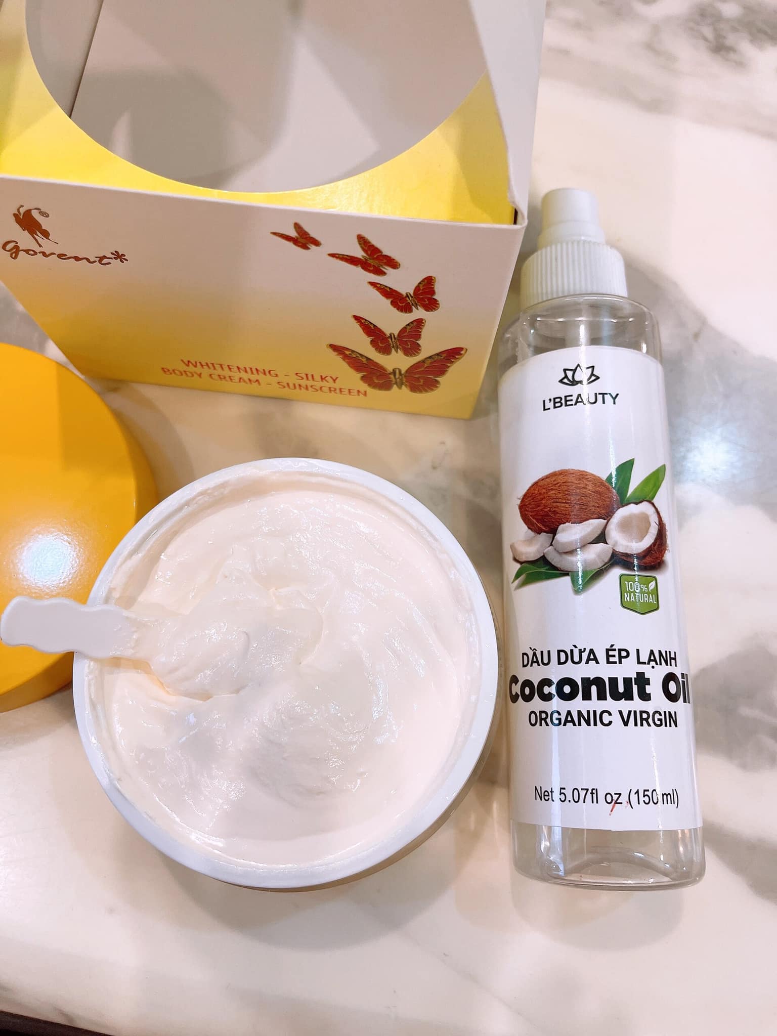 Kem Body Govent vàng + dầu dừa