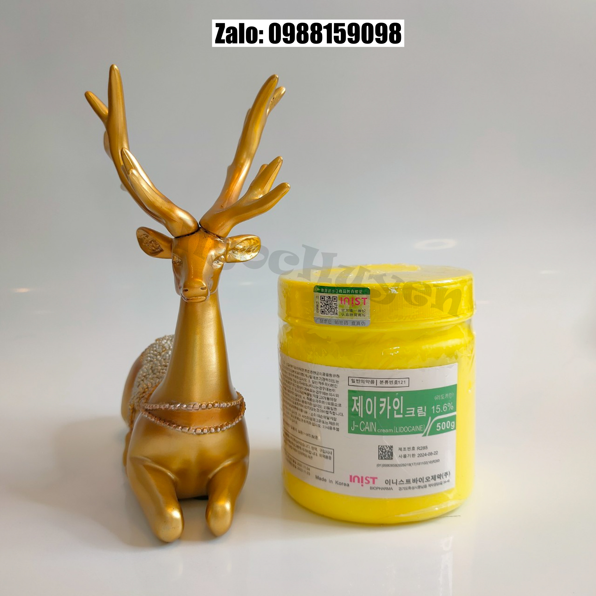 Kem Ủ Tê Hàn Quốc J - Cain 15,6% Hũ 500g