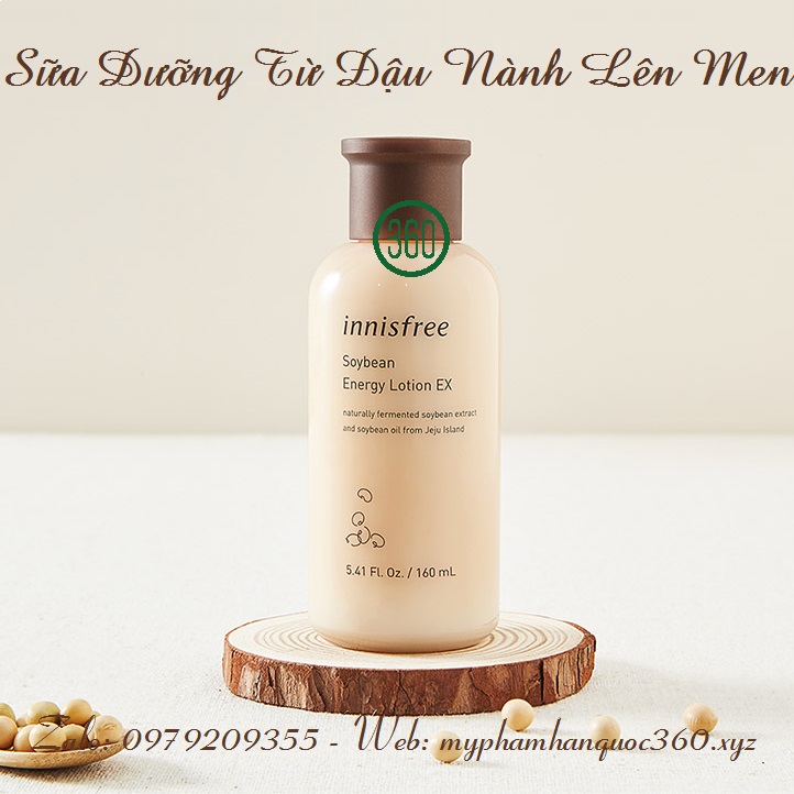 Sữa Dưỡng Từ Đậu Nành Lên Men – Innisfree Soybean Energy Lotion Ex. 160Ml Chất Lượng Đảm Bảo An Toàn Đến Sức Khỏe Người Sử Dụng Cam Kết Hàng Đúng Mô Tả