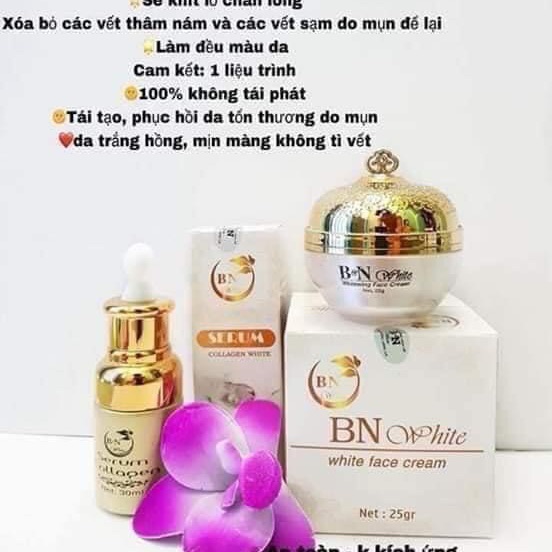 Serum + Kem Dưỡng Trắng Da