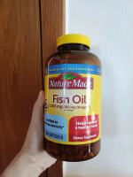 Dầu cá nature made fish oil omega 3 1200mg của Mỹ
