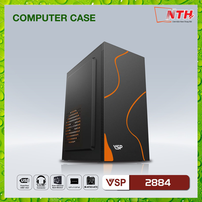 Vỏ Case Máy Tính VSP 2884 (Chuẩn mATX)