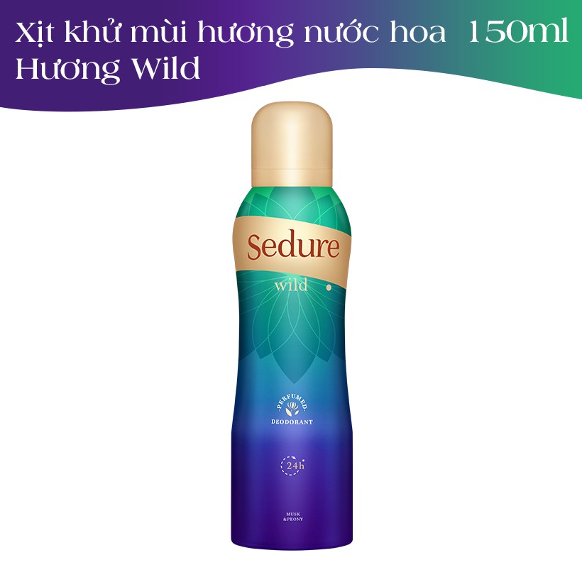 Xịt Khử Mùi Nước Hoa Sedure Wild 150Ml