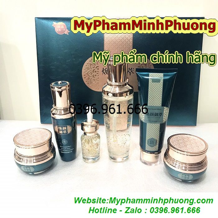 Bộ Hoàng Cung Xanh Beauty Skin 6In1 Trị Nám Dưỡng Trắng Da