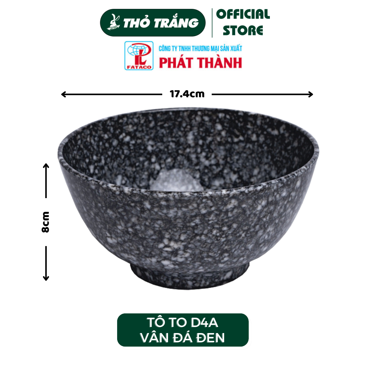 Tô Vân Đá Đen nhựa Melamine cao cấp Fataco Việt Nam