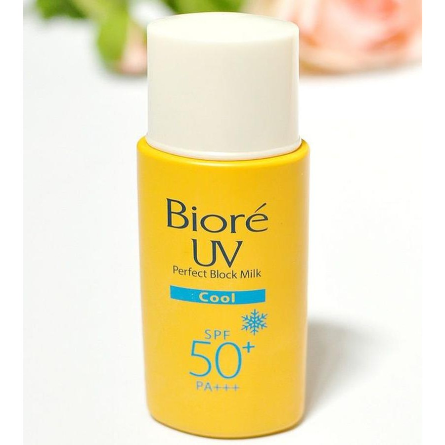 [HCM]kem chống nắng Biore UV Perfect Protect Milk White SPF 50 PA+++ 25ml