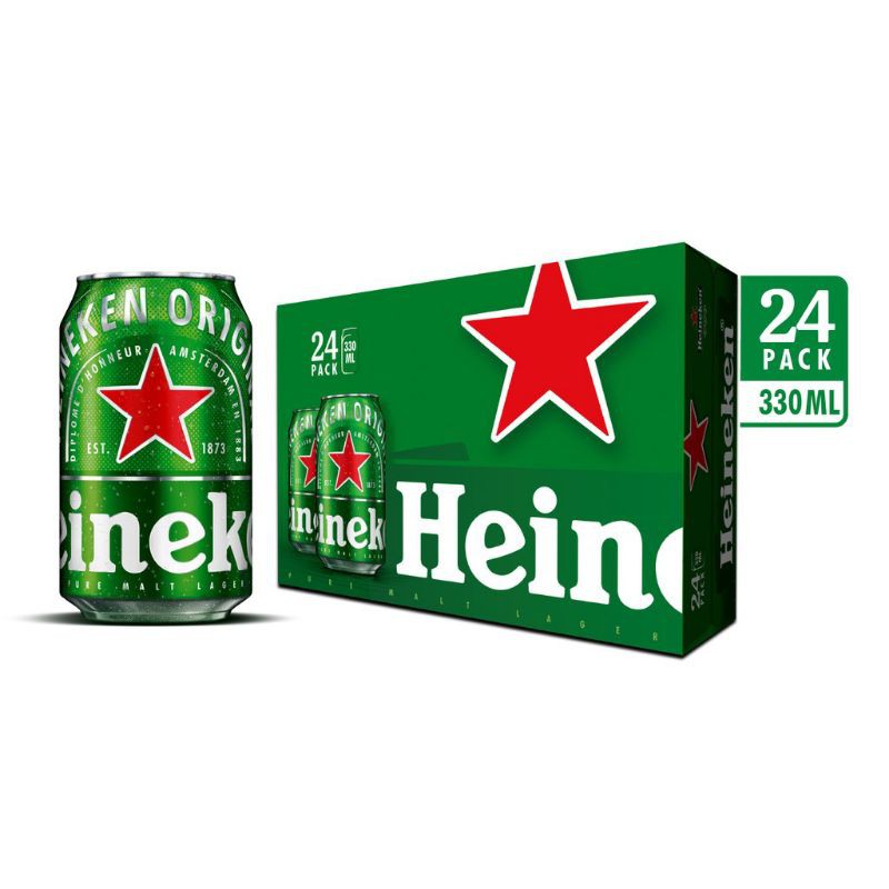 Thùng bia Heineken 24 lon 330ml/lon
