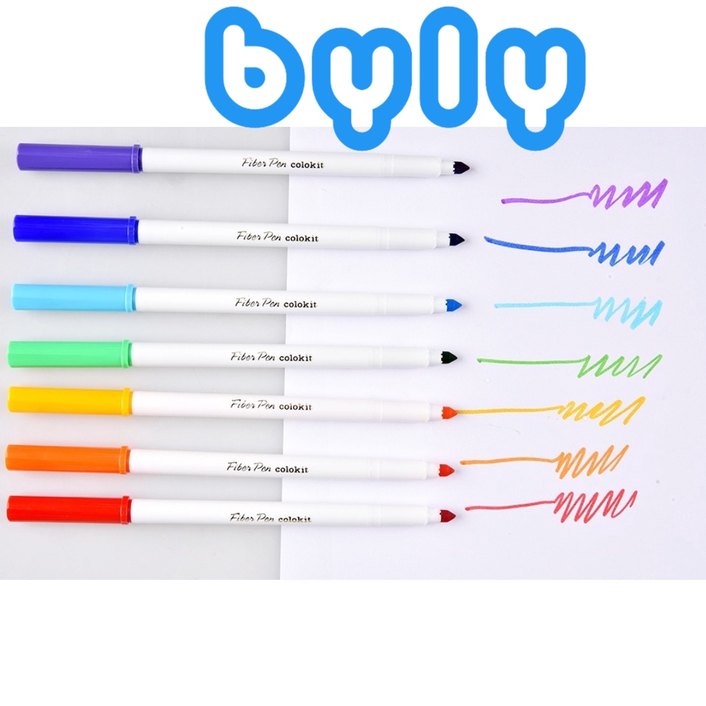 Cây Lẻ - Bút lông màu Fiber Pen Colokit - Crayola Super Tips tô màu viết vẽ thư pháp ngòi brush nét thanh nét đậm
