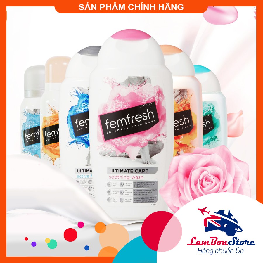 Dung dịch vệ sinh phụ nữ Femfresh 250ml(Trắng)