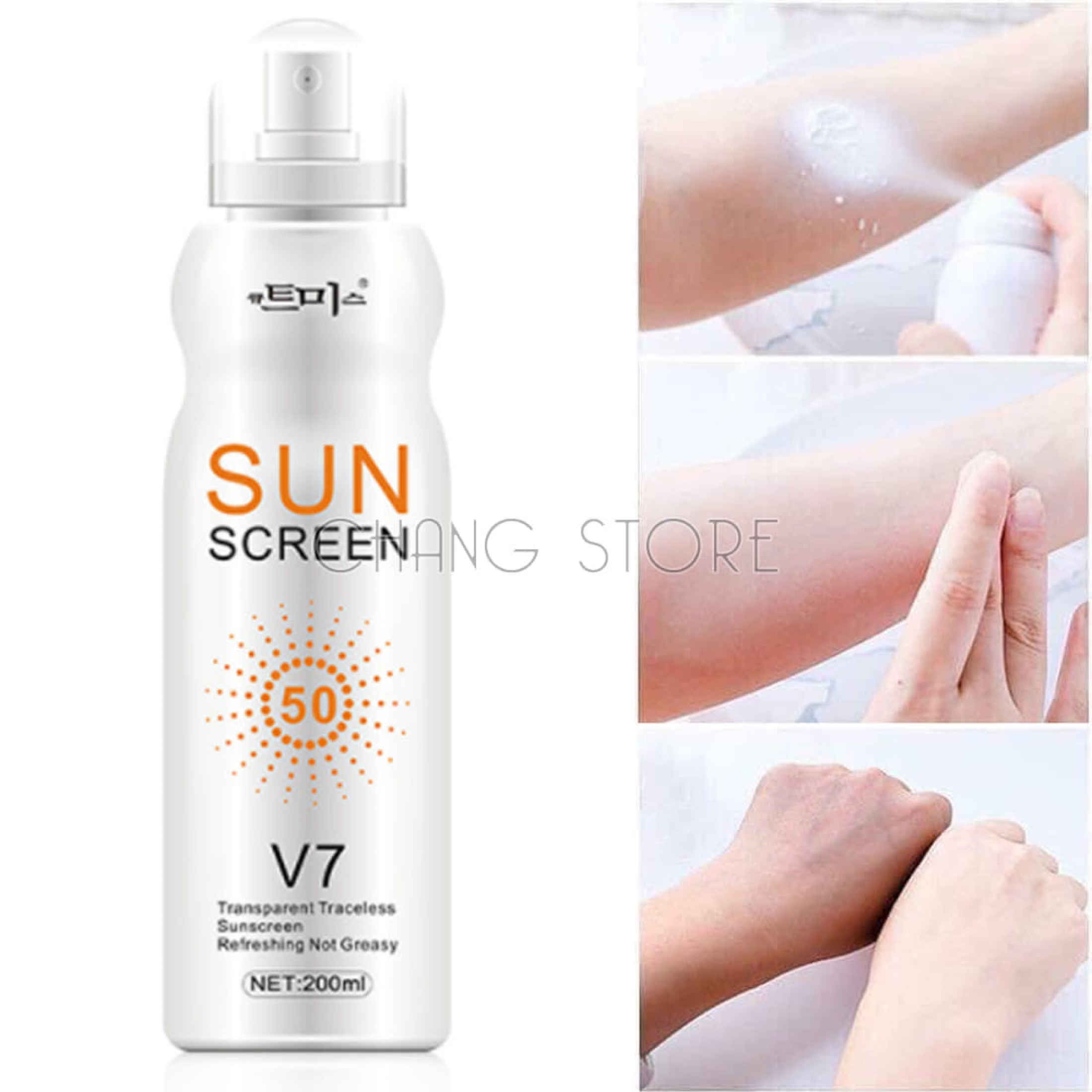 [Hcm]Kem Xịt Chống Nắng Sunscreen V7 Hàn Quốc - Tredepstore