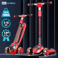 Xe trượt scooter bánh phát sáng BBT GLOBAL KM984 cho bé từ 3-12 tuổi tải trọng tới 100kg bảo hành 12 tháng