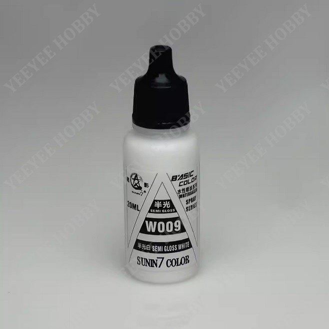 SƠN MÔ HÌNH SUNIN7 - W001 ~ W047 - SƠN PHA SẴN ACRYLIC MÀU CƠ BẢN CHUYÊN DỤNG CHO AIRBRUSH