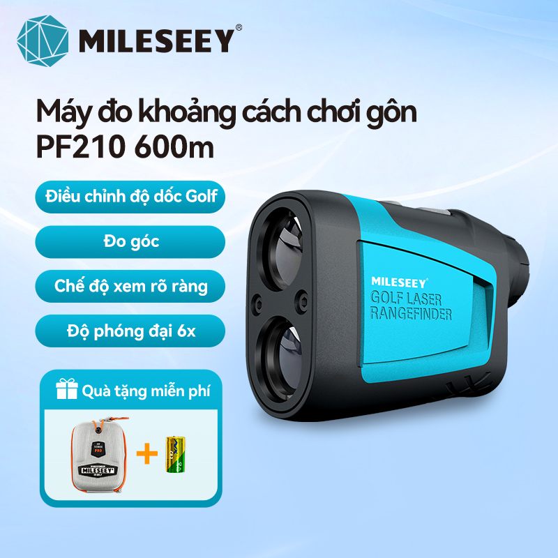 Mileseey PF2E: Máy đo khoảng cách laser đa năng cho golf và hoạt động ngoài trời