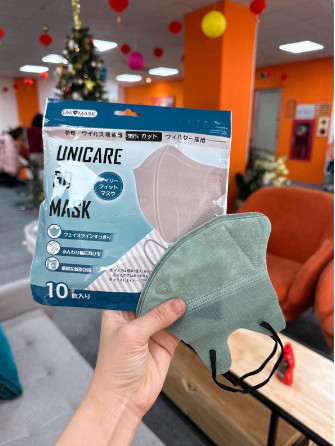 [Freeship] Thùng 100 chiếc Khẩu Trang 5D Mask Unimask 5D Mask UNICARE cao cấp