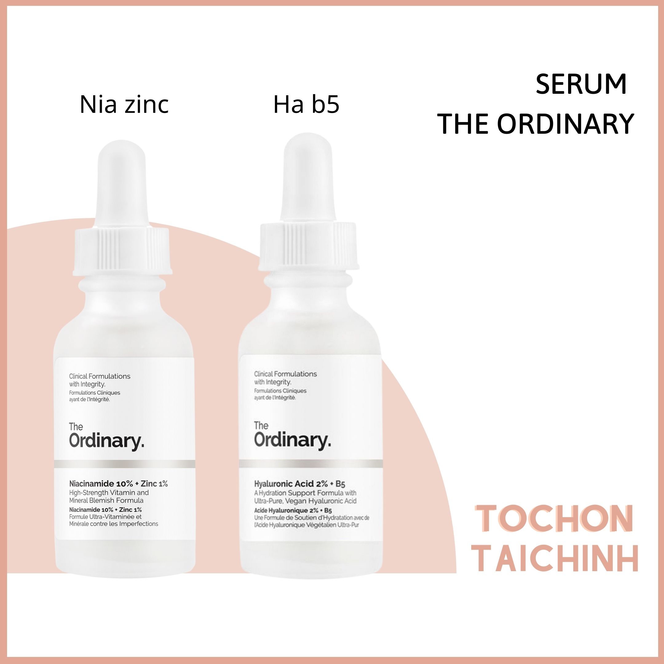 Serum The Ordinary Cấp Ẩm / Giảm Thâm / Dưỡng Trắng (Tớ Chọn Tài Chính)