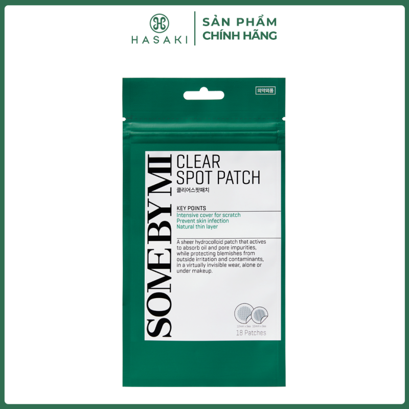 Miếng Dán Mụn Some By Mi 18 Miếng Clear Spot Patch Hasaki Sản Phẩm Chính Hãng