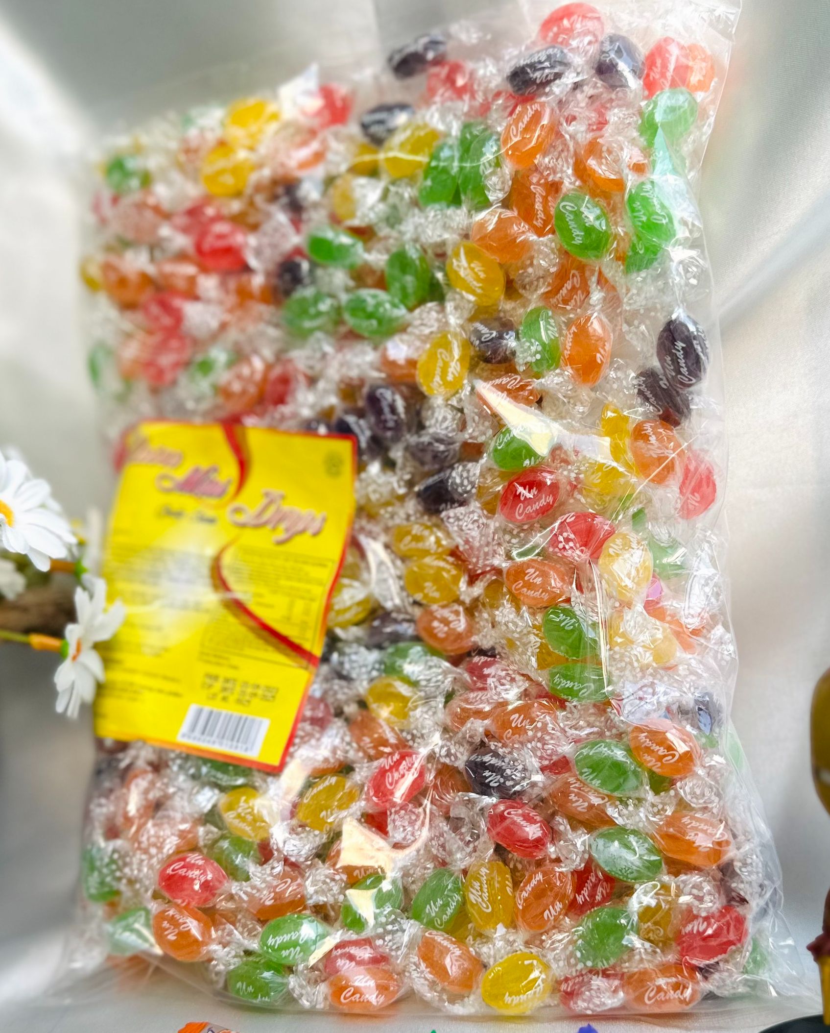 (Sỉ Thùng) Kẹo Trái Cây Nhập Khẩu Túi 1KG Fruitti Fizzler MiniDrops ( Thùng 16Túi)