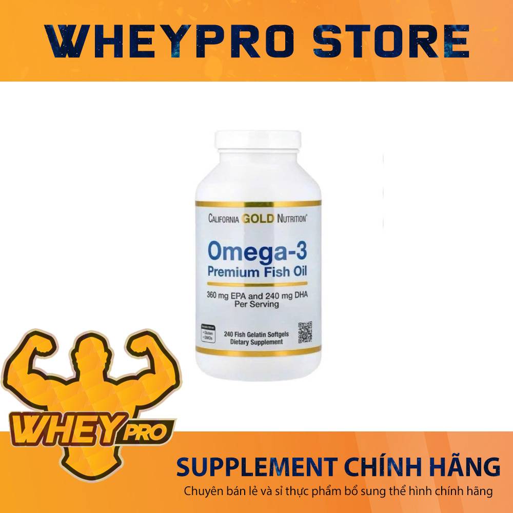 California Gold Nutrition Omega-3 – Cung Cấp Omega-3 Tự Nhiên Tinh Khiết