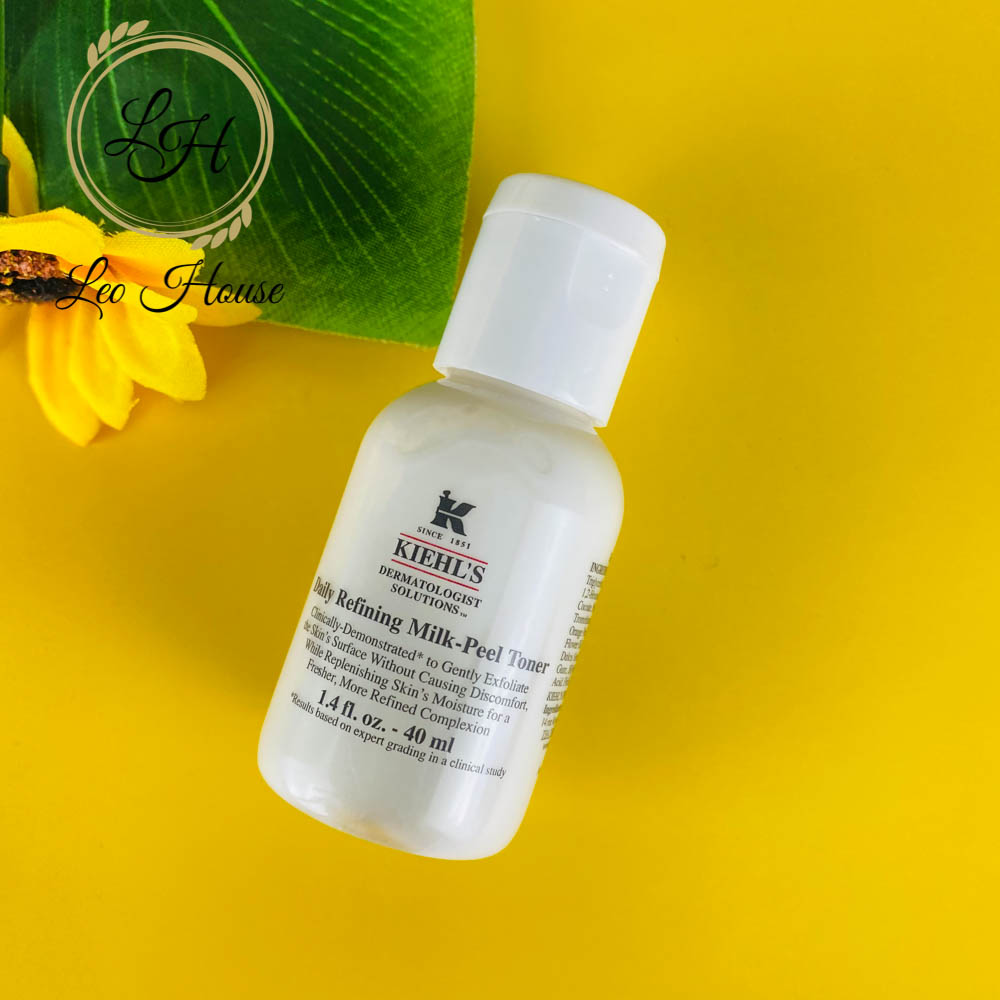 Nước Dưỡng Cân Bằng Dạng Sữa Mini Kiehls Daily Refining Milk - Peel Toner - Tẩy Tế Bào Nhẹ Nhàng Làm Sáng Da