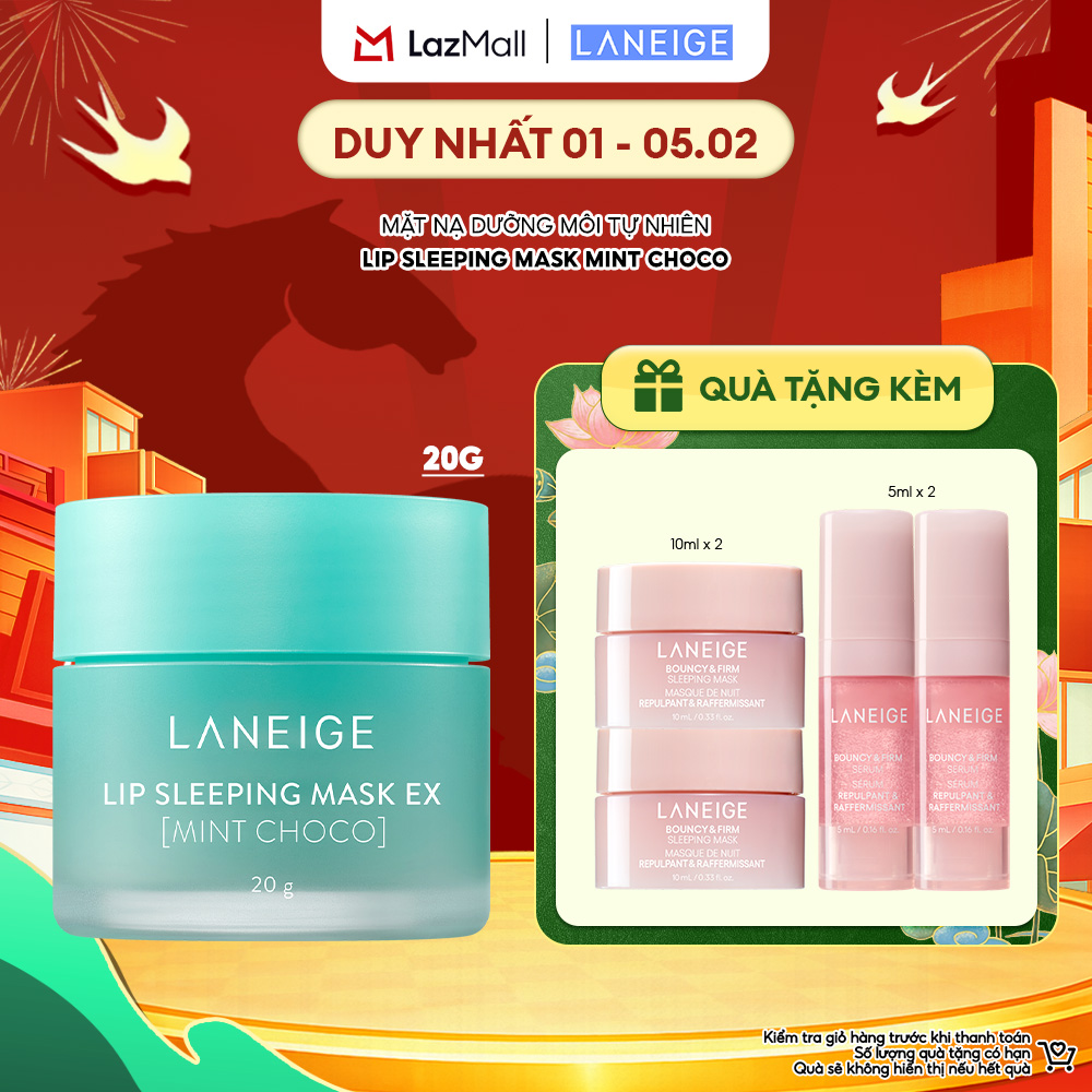 Mặt Nạ Dưỡng Môi Tự Nhiên Laneige Lip Sleeping Mask Mint Choco 20g