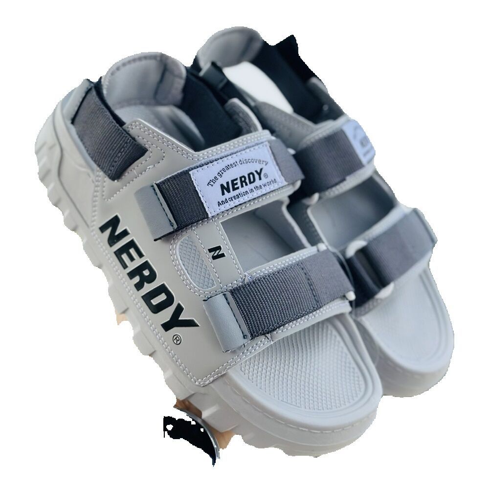 Giày sandal Nerdy nerrdy nam nữ đế cao gót 4cm quai dù chắc chắn quai hậu có thể tháo rời thành dép 