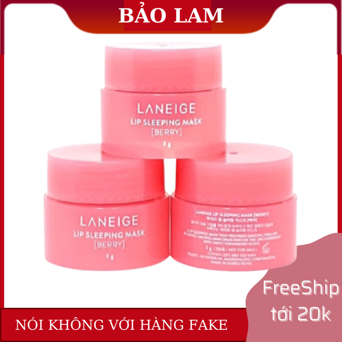 [HCM]Mặt nạ ngủ môi laneige 3g mini size