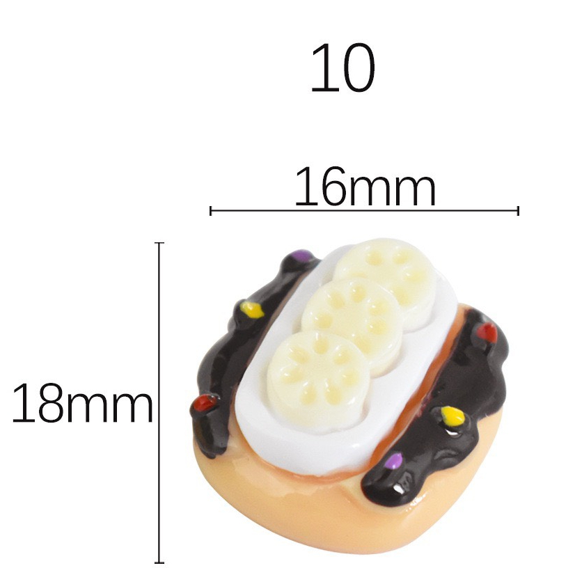 Charm (C729) slime/ Dụng Cụ Charm Trang Trí Mô Hình Món Ăn SuShi 3D