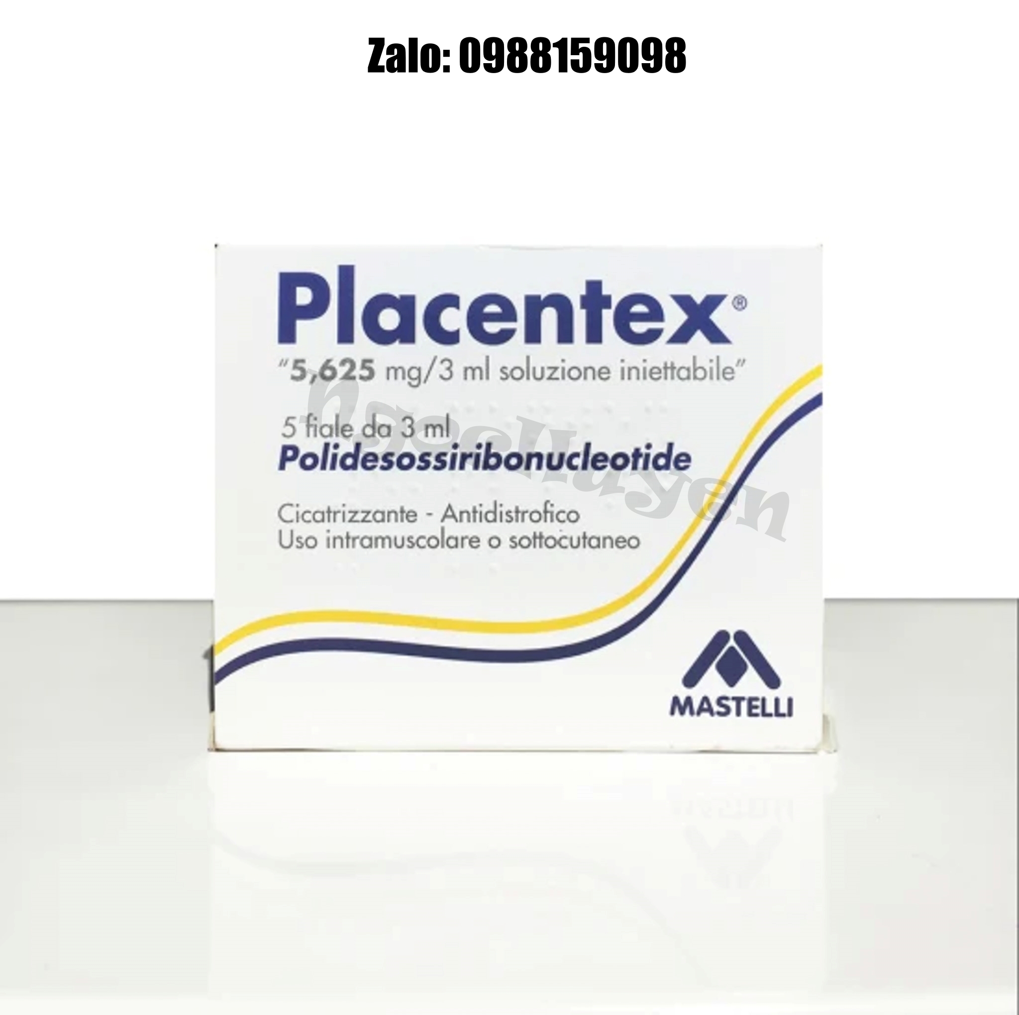 Tinh chất căng bóng da tiêm meso DNA cá hồi Placentex - 1hộp 5 ống 3ml