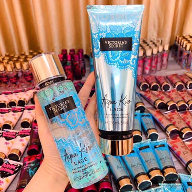 Xịt Thơm - Sữa Dưỡng Thể Victoria’s Secret Aqua Kiss Cam Kết Sản Phẩm Đúng Mô Tả Chất Lượng Đảm Bảo