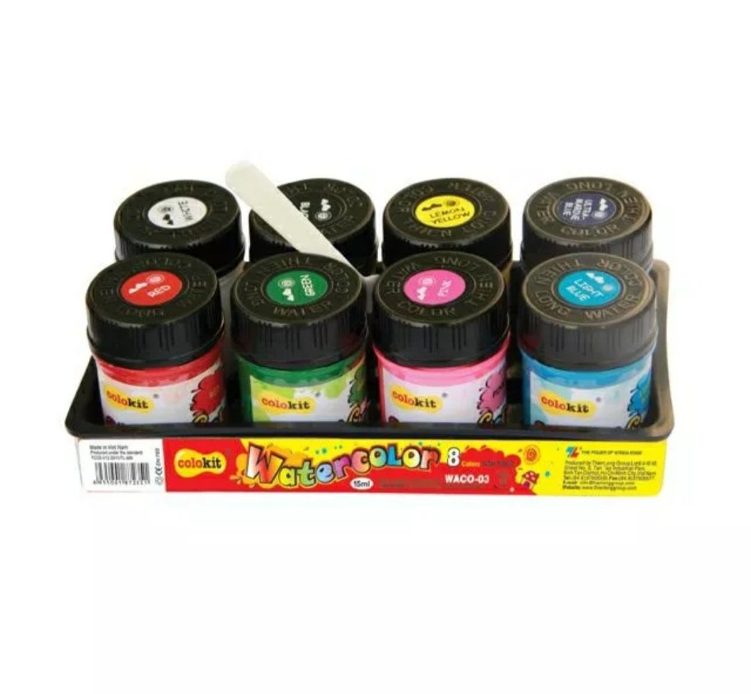 Màu nước WACO05 Colokit - Thiên Long (vĩ 12 Màu) - 1 Hủ 15ml