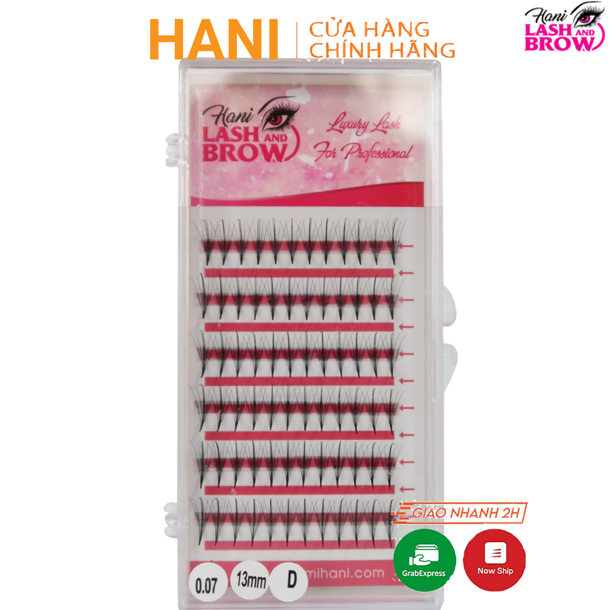 Mi Khay [Hottrenddd] Fan Trụ Katun - Lông Mi Nối Wispy 5D 007 C D - Mi Khay Katun - Hani Lash