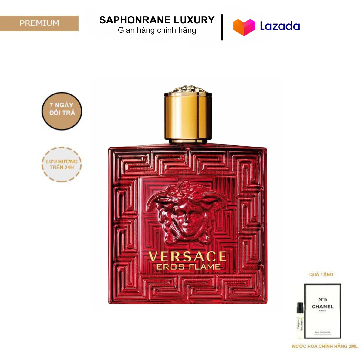 Nước Hoa Versace Eros Flame EDP Cho Nam 100ml - Siêu Hot - FREE SHIP