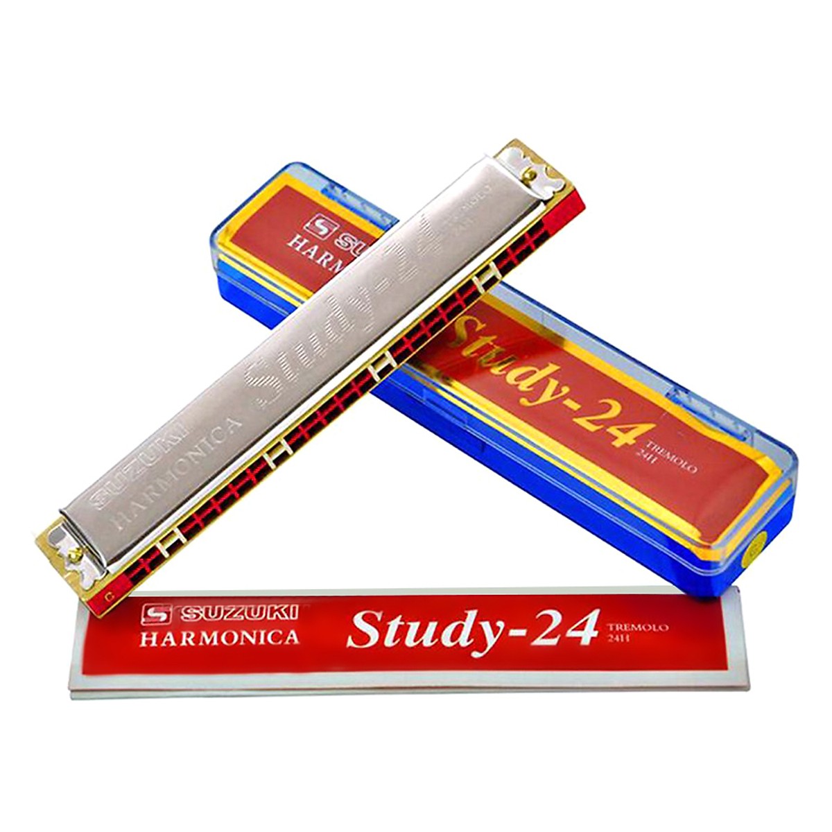 [HOẢ TỐC] Kèn Harmonica Suzuki STUDY24 24 Lỗ