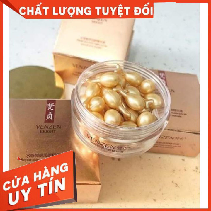 Nạ Viên Bôi Vitamin Dưỡng Da Căng Bóng Venzen ( Hộp 30 Viên)