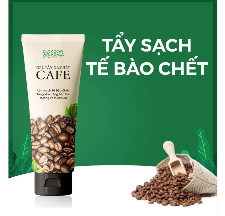 Tẩy Da Chết Cà Phê Cỏ Cây Hoa Lá