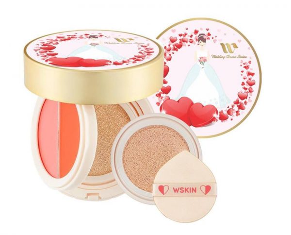 Phấn Nước Đa Nhiệm Má Môi Wskin Lip & Cheek Dual Cushion