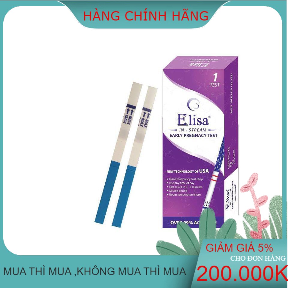 Que Thử Thai Elisa Dụng Cụ Thử Thai Nhanh