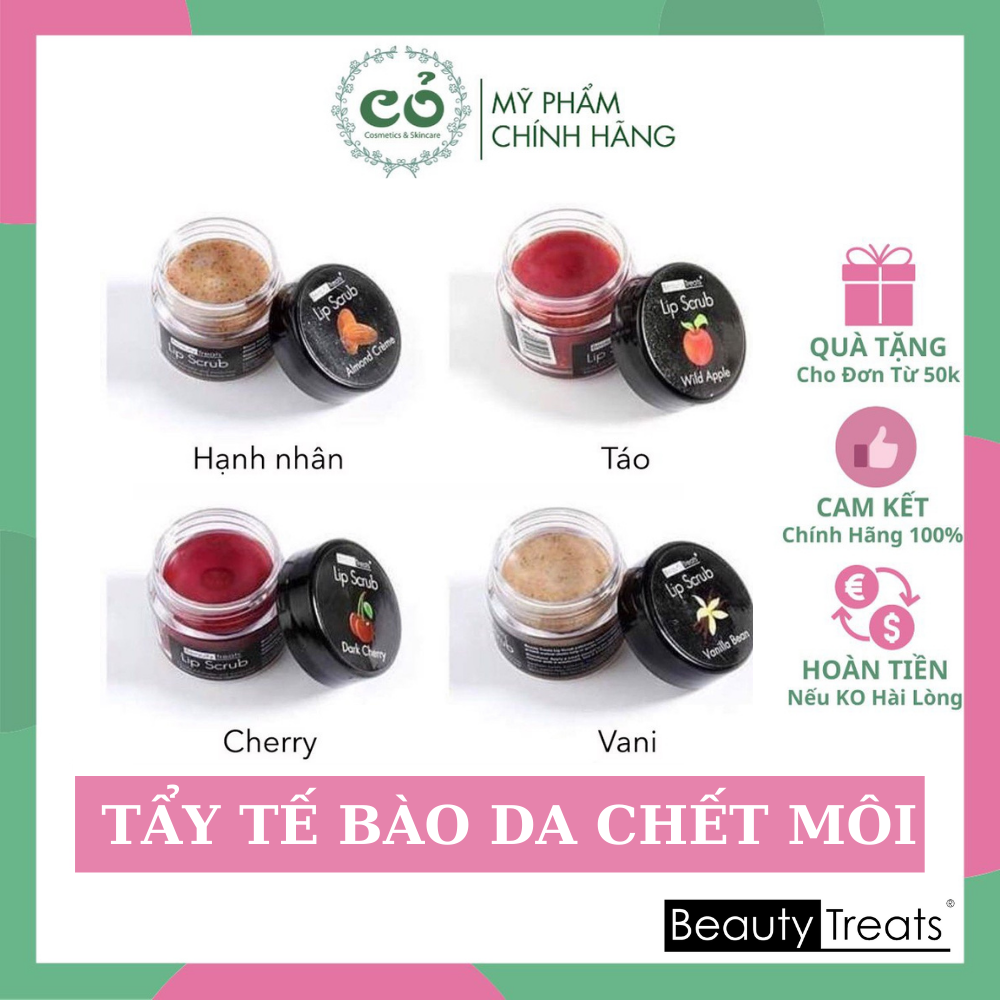 Tẩy Tế Bào Chết Môi Beauty Treats Lip Scrub Cam Kết Sản Phẩm Đúng Mô Tả Chất Lượng Đảm Bảo