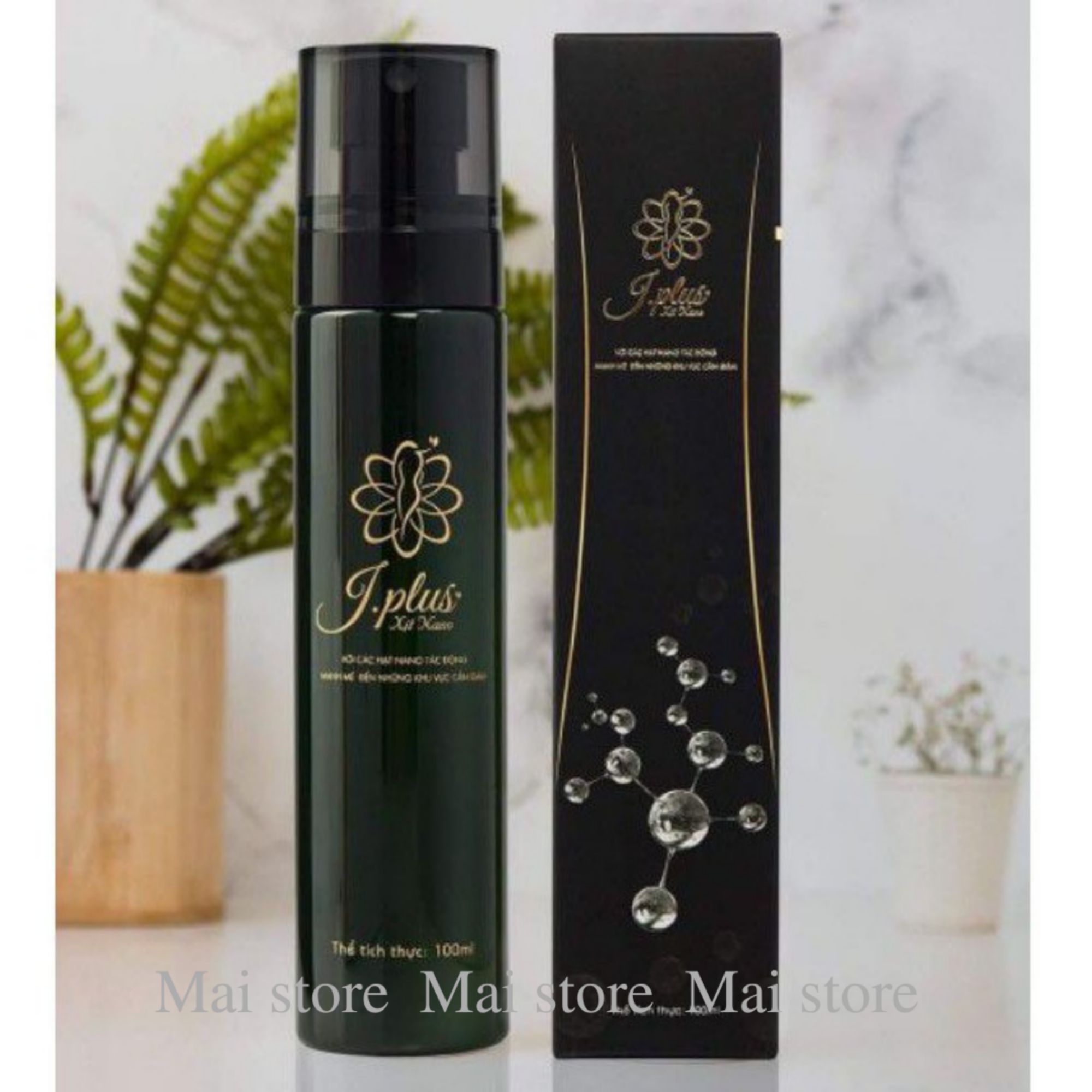 Chai Xịt Nano Giảm Cân Tan Hủy Mỡ Bụng Đùi Béo Eo Thon J.Plus 100ml