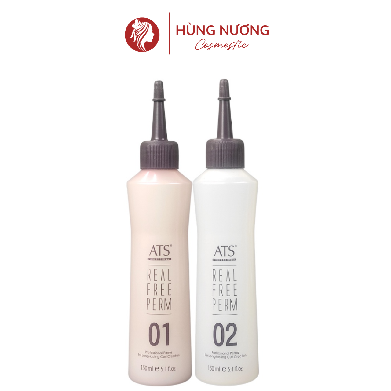 Thuốc uốn lanh tại nhà ATS không mùi cao cấp 150ml thuốc uốn lạnh hàn quốc