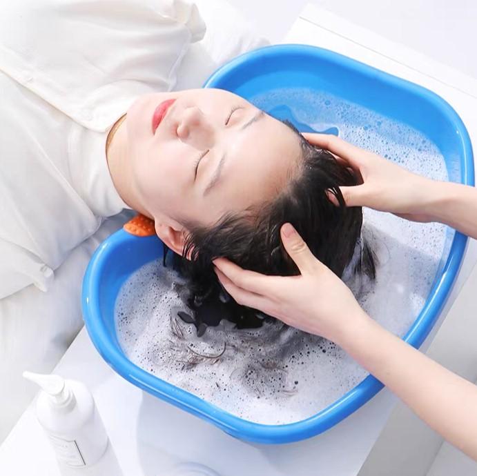 Chậu Gội Đầu Tại Giường Tại Nhà di động cho bệnh nhân người già bà bầu.
